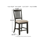 Signature Design by Ashley Tyler Creek Counter Height Bar Stool - Set of 2