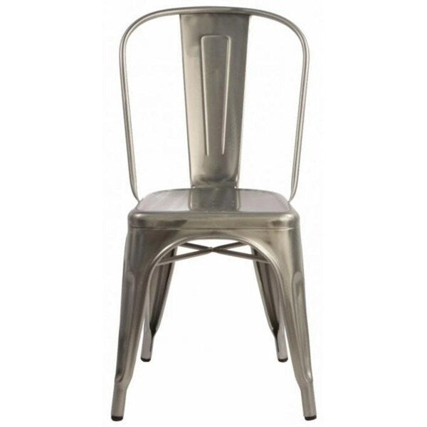 Metal Cafe Talix Side Chair Gunmetal set of 4