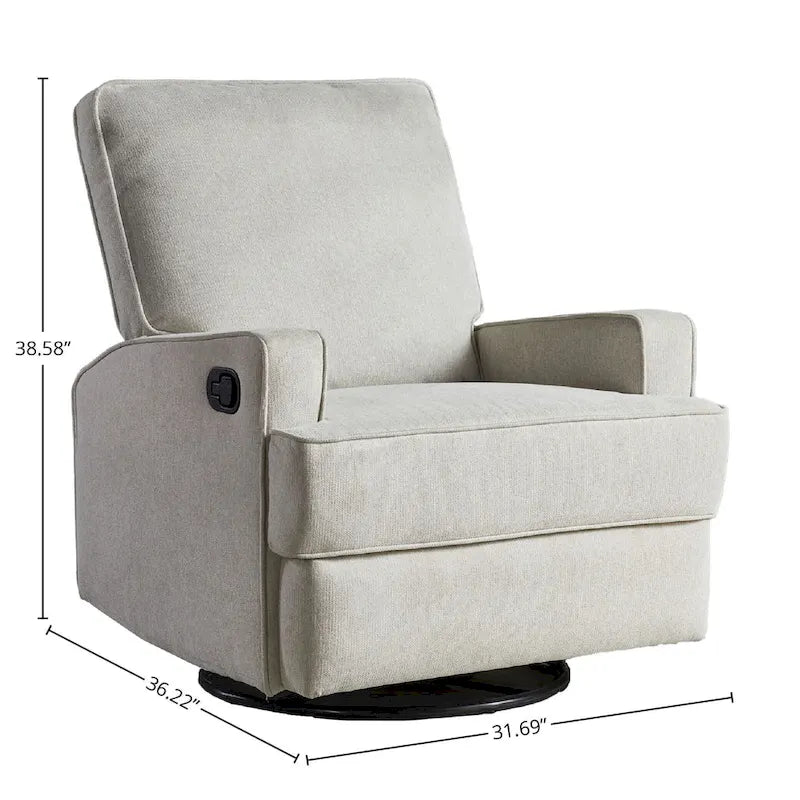 Bailey 32 Manual Swivel Glider, Dove