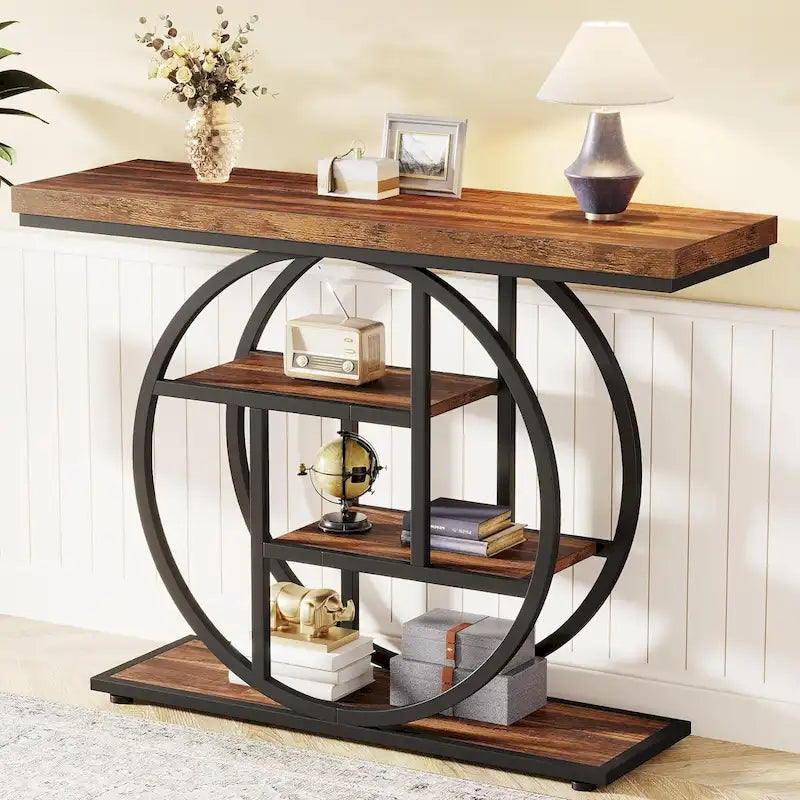41.3 Console Entryway Table, 4 Tiers Sofa Table