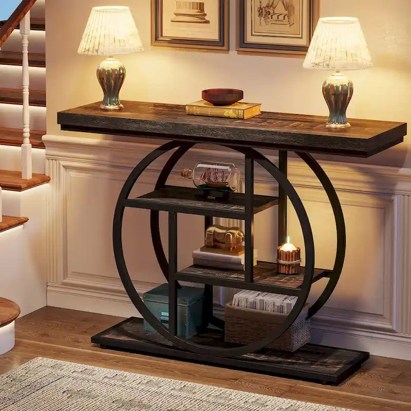 41.3 Console Entryway Table, 4 Tiers Sofa Table