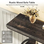 41.3 Console Entryway Table, 4 Tiers Sofa Table