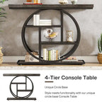 41.3 Console Entryway Table, 4 Tiers Sofa Table