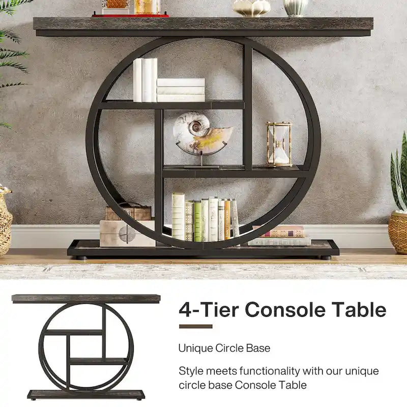 41.3 Console Entryway Table, 4 Tiers Sofa Table