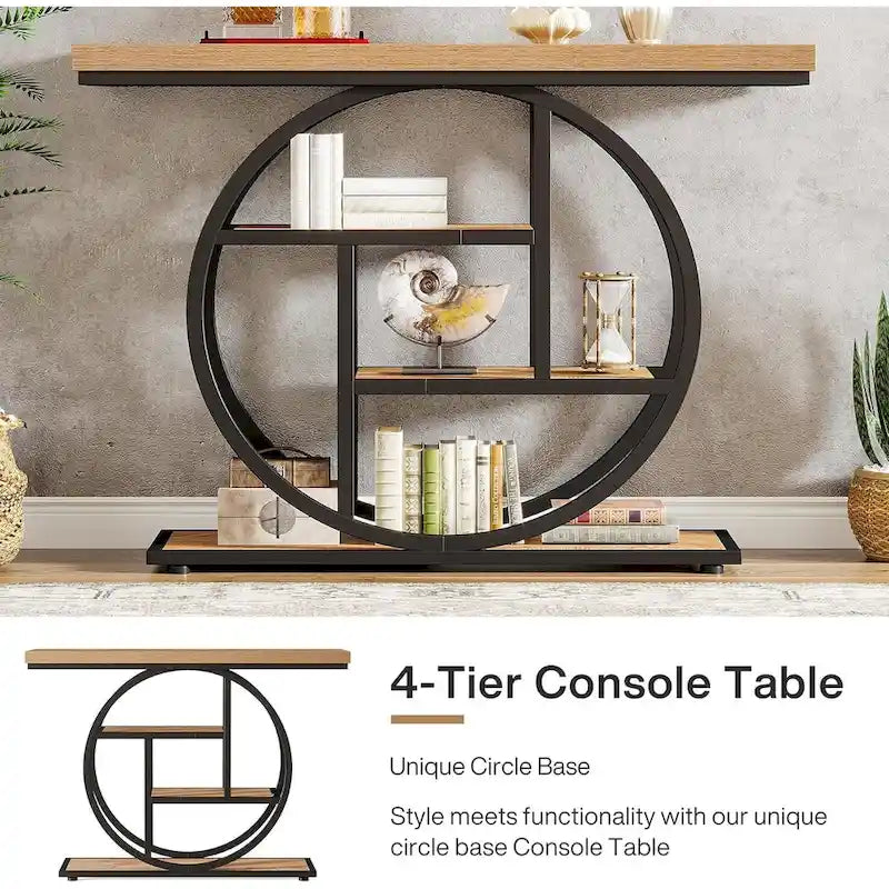41.3 Console Entryway Table, 4 Tiers Sofa Table