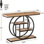41.3 Console Entryway Table, 4 Tiers Sofa Table