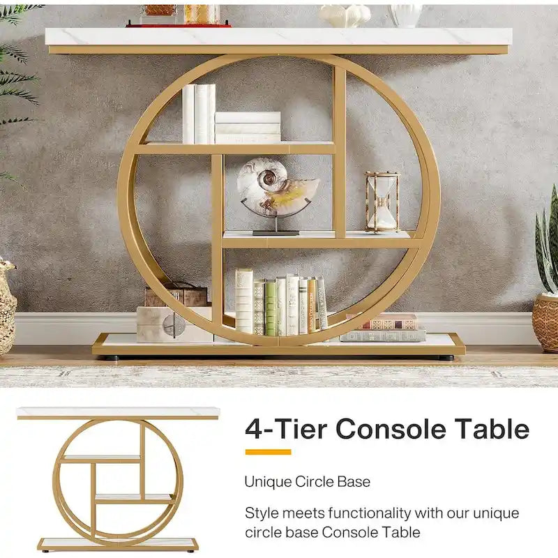 41.3 Console Entryway Table, 4 Tiers Sofa Table