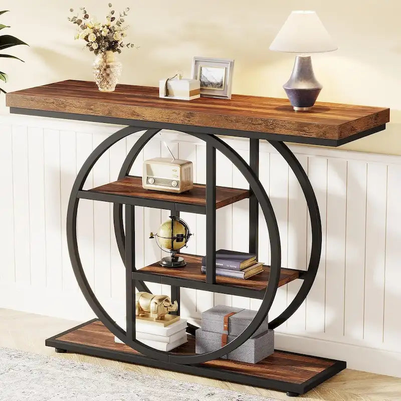 41.3 Console Entryway Table, 4 Tiers Sofa Table