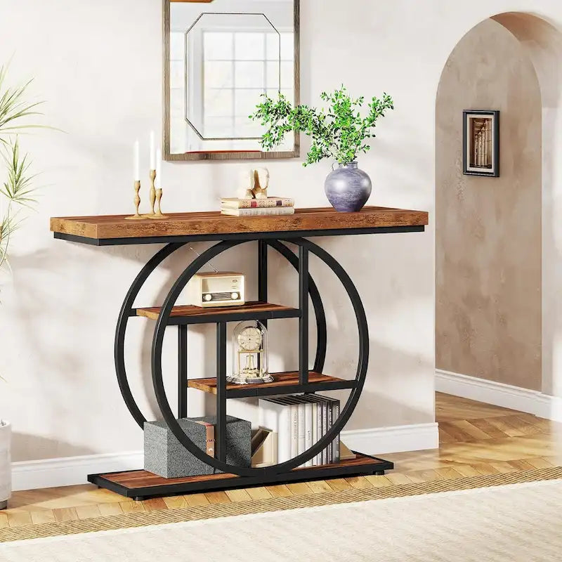41.3 Console Entryway Table, 4 Tiers Sofa Table