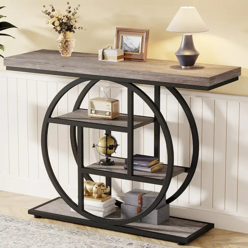 41.3 Console Entryway Table, 4 Tiers Sofa Table