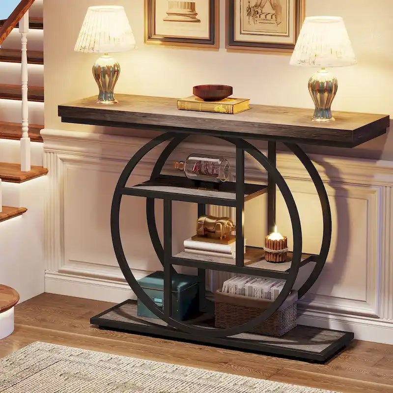 41.3 Console Entryway Table, 4 Tiers Sofa Table