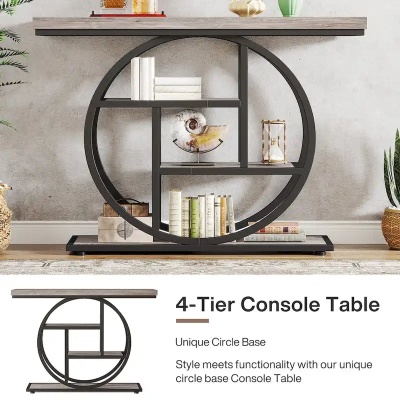 41.3 Console Entryway Table, 4 Tiers Sofa Table