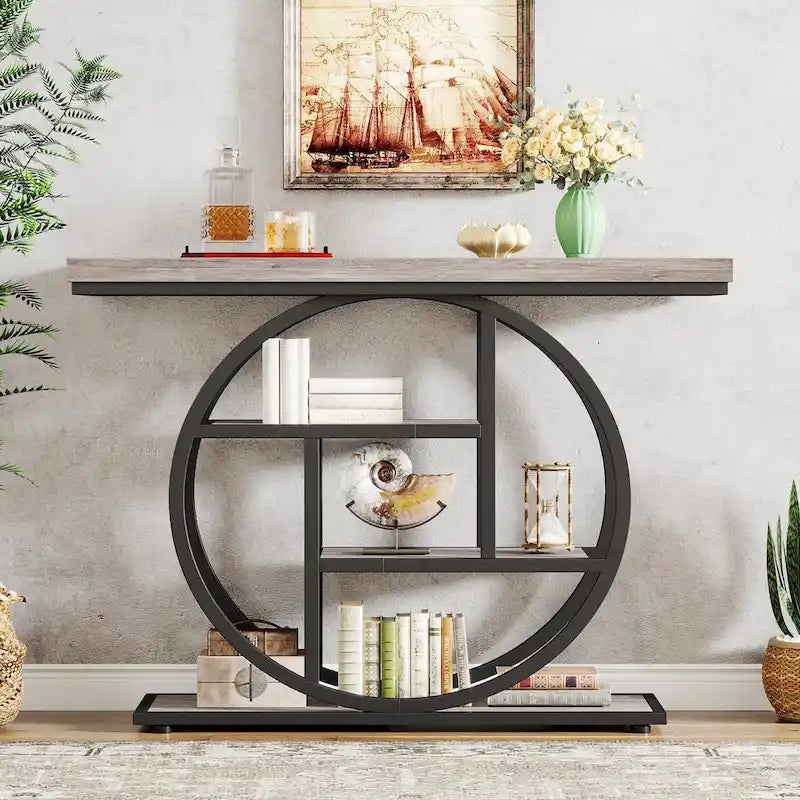41.3 Console Entryway Table, 4 Tiers Sofa Table