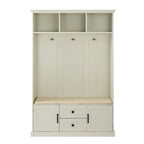 47.2Inch Hall Tree with 3 Hooks for Entrance