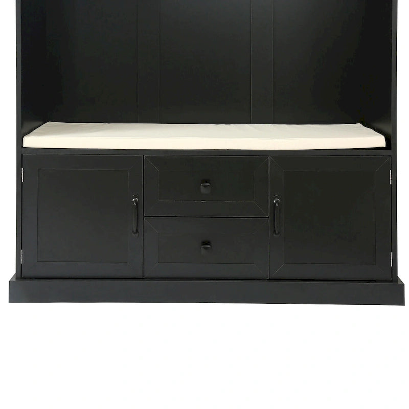 47.2Inch Hall Tree with 3 Hooks for Entrance