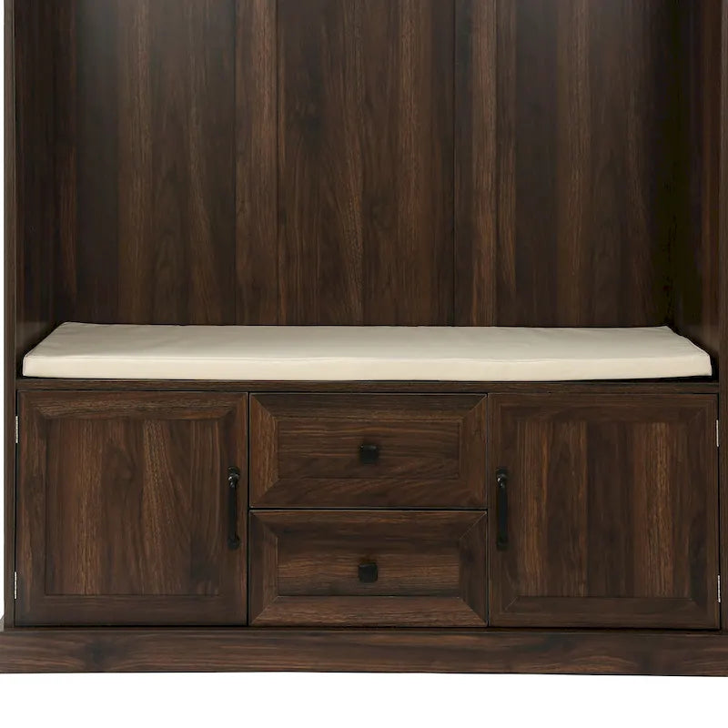 47.2Inch Hall Tree with 3 Hooks for Entrance