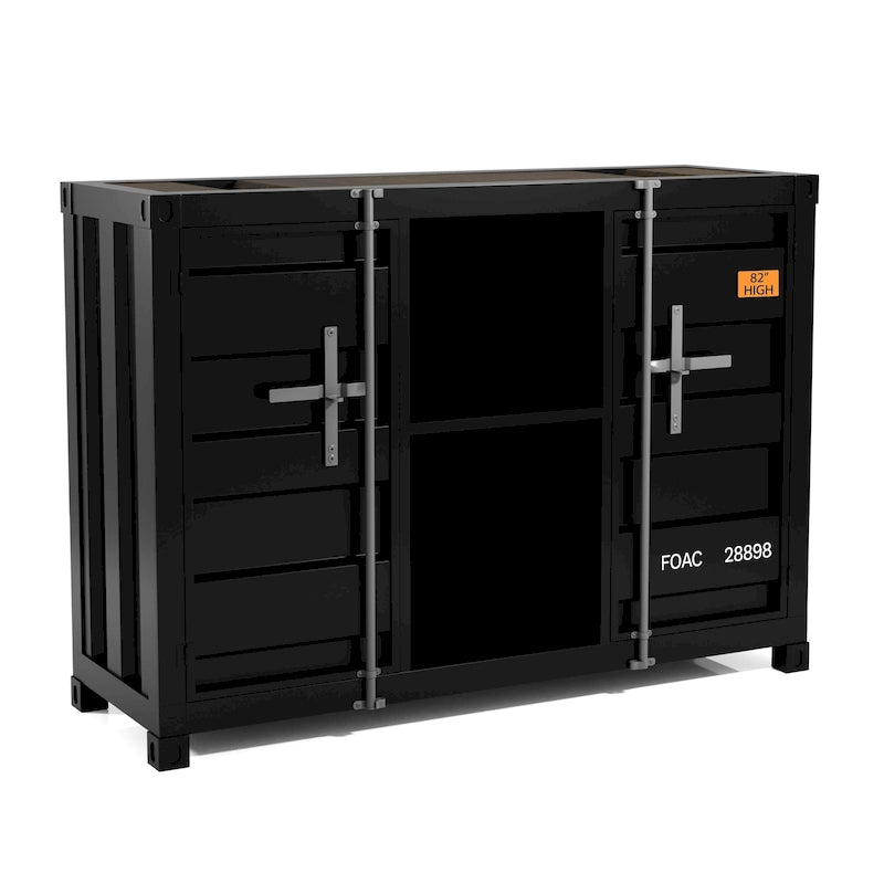 Kilcurry Industrial 46-inch Steel 6-Shelf Console Table by Furniture of America