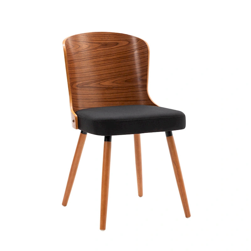 Porthos Home Karr Armless Dining Chairs Set of 2, Beech Wood Back & Legs