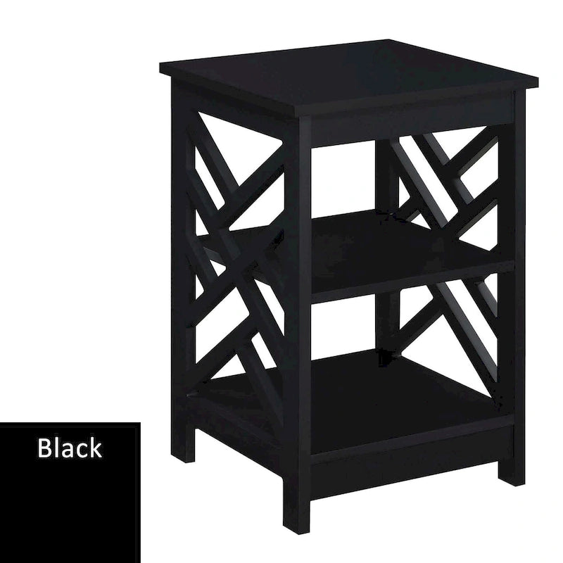 Convenience Concepts Titan End Table with Shelves