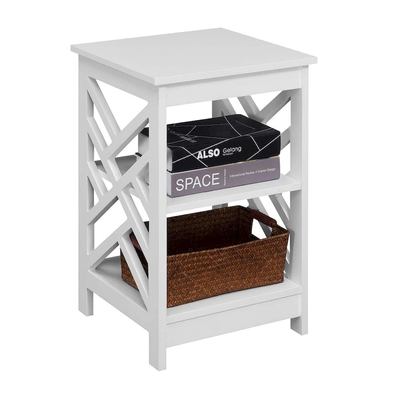 Convenience Concepts Titan End Table with Shelves