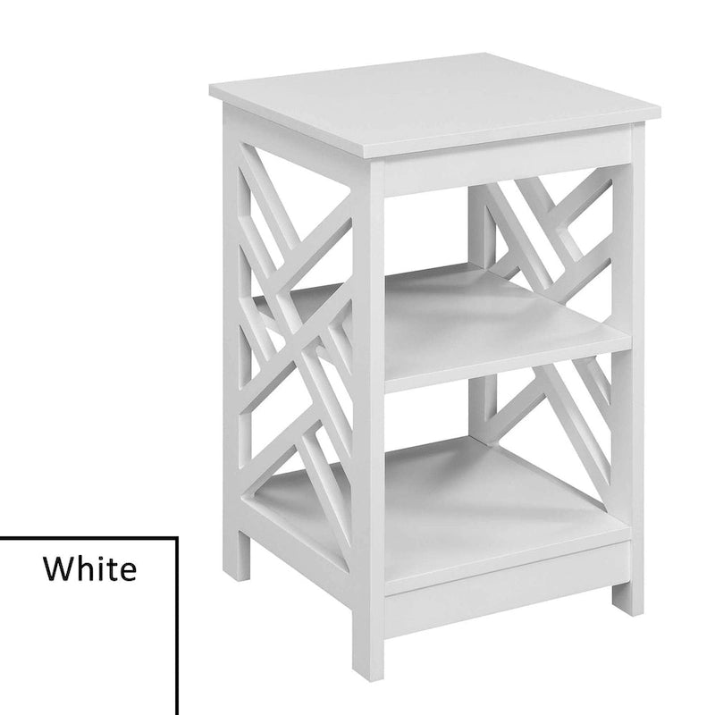Convenience Concepts Titan End Table with Shelves