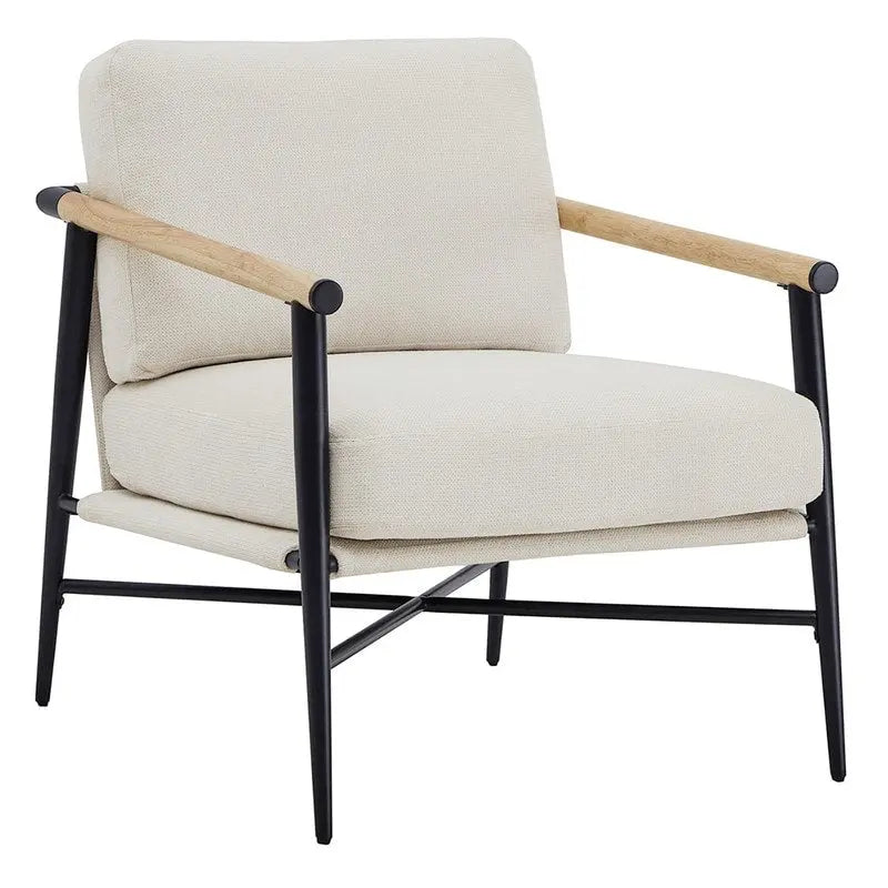 Vincent Mid Century Modern Upholstered Accent Chair