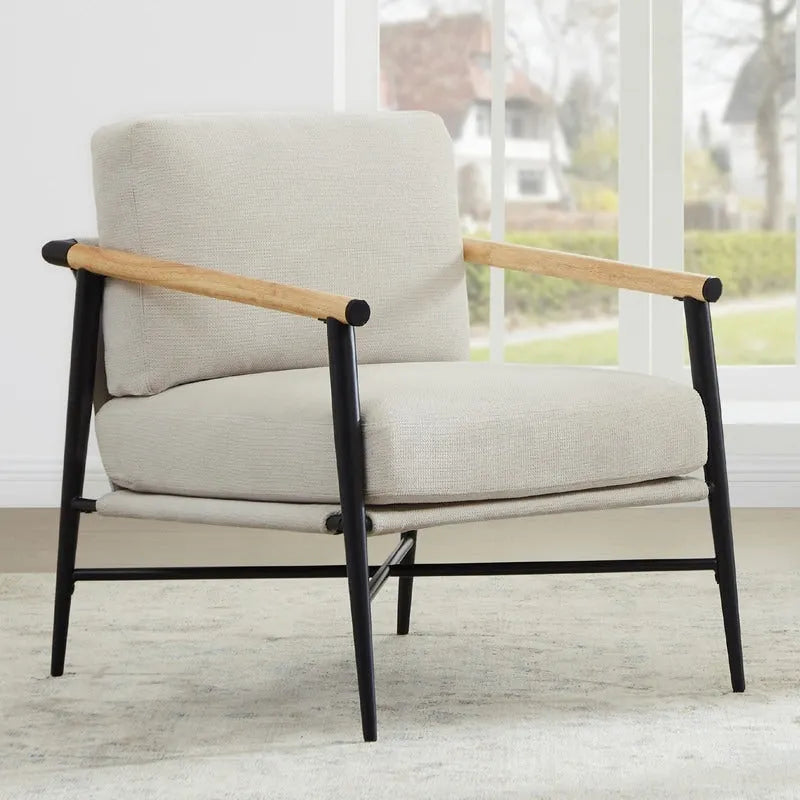 Vincent Mid Century Modern Upholstered Accent Chair