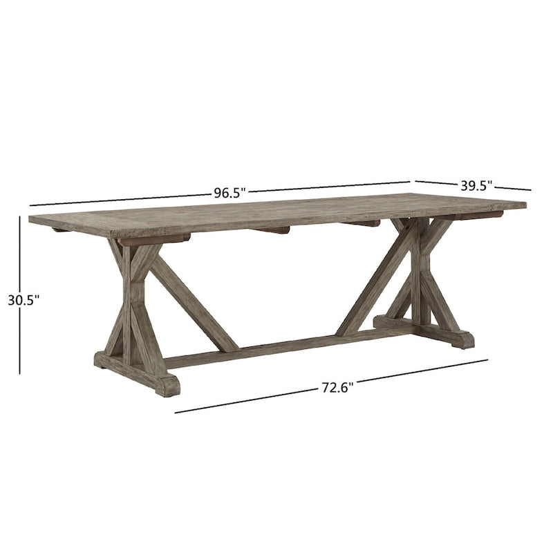 Reclaimed Wood Dining Set