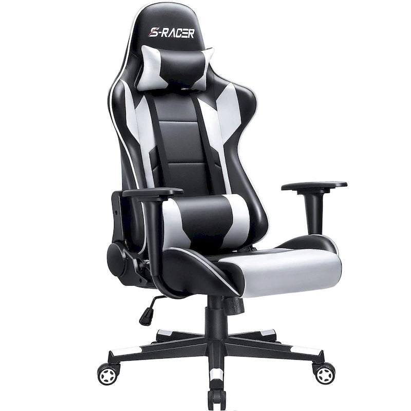 Homall Ergonomic Faux Leather Adjustable Swivel Office Gaming Chair