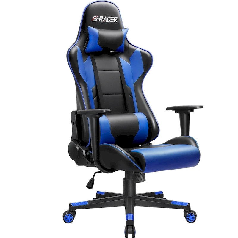 Homall Ergonomic Faux Leather Adjustable Swivel Office Gaming Chair
