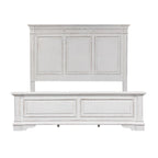 The Gray Barn Abbey Park Antique White King Panel Bed