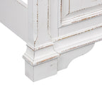 The Gray Barn Abbey Park Antique White King Panel Bed