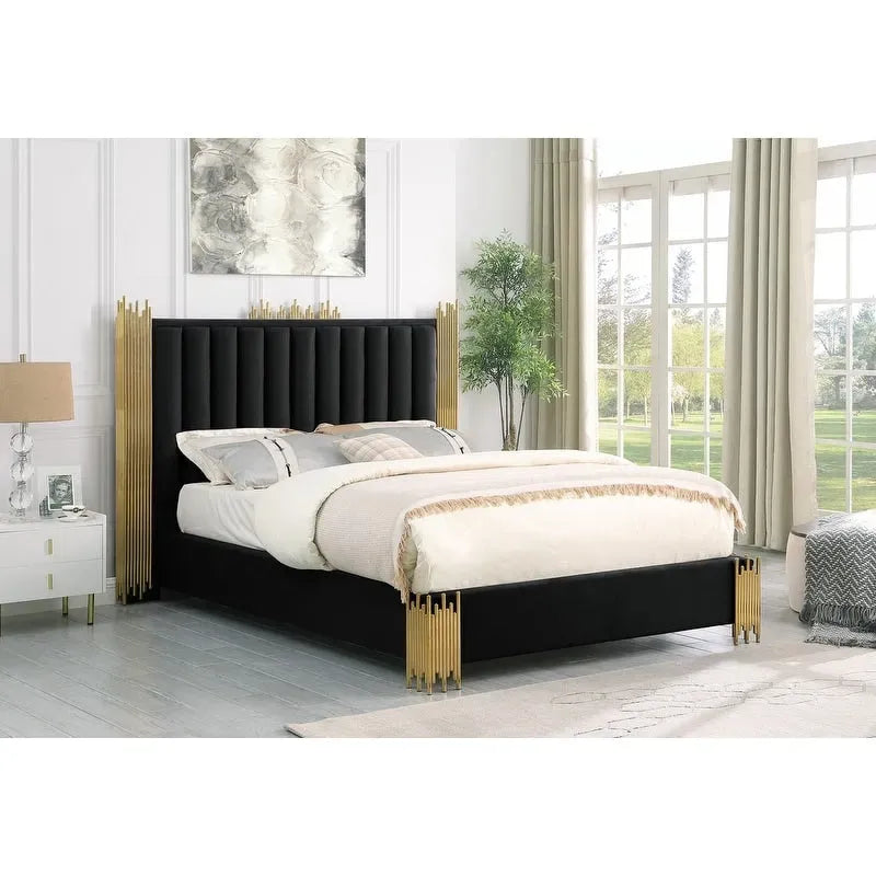 Best Quality Furniture Velvet Platform Beds