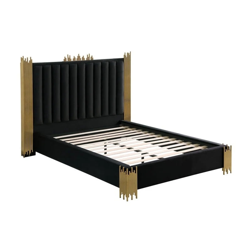 Best Quality Furniture Velvet Platform Beds