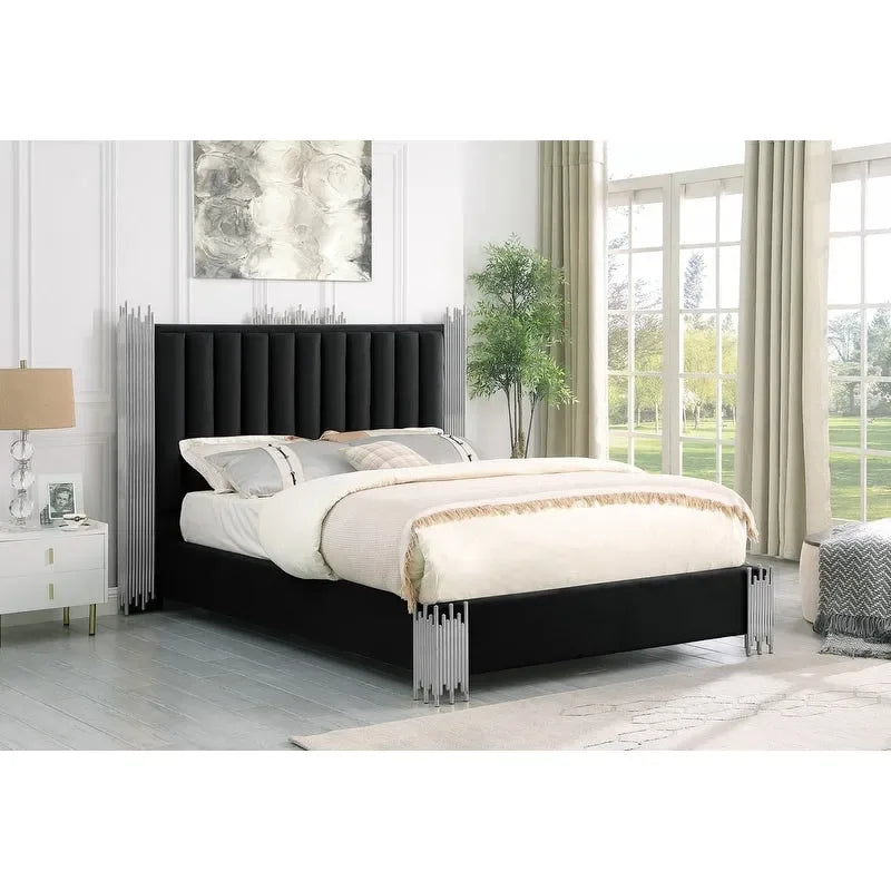 Best Quality Furniture Velvet Platform Beds