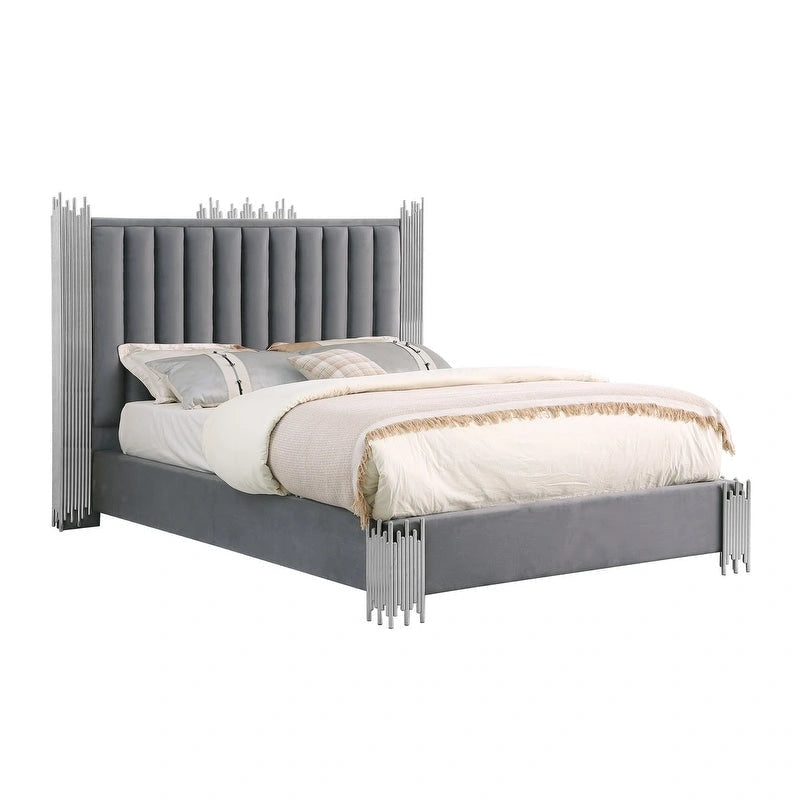 Best Quality Furniture Velvet Platform Beds