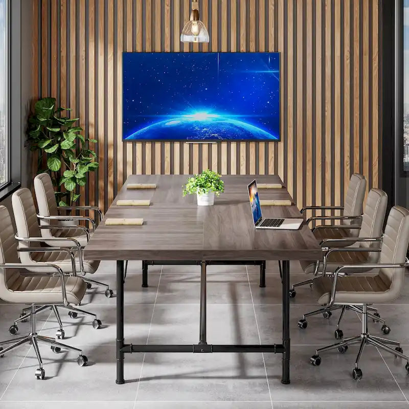 Rectangle Meeting Seminar Table for Conference Room, 70.8 W x 35.4 D