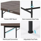 Rectangle Meeting Seminar Table for Conference Room, 70.8 W x 35.4 D