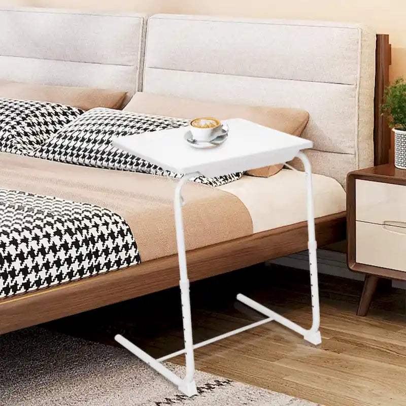 Portable Computer Table Office Desk Height & Angle Adjusting Furniture