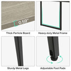 94.48 L x 47.24 W Conference Table,Seminar Table with Rectangle Grommet