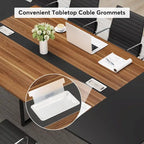 94.48 L x 47.24 W Conference Table,Seminar Table with Rectangle Grommet