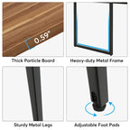 94.48 L x 47.24 W Conference Table,Seminar Table with Rectangle Grommet