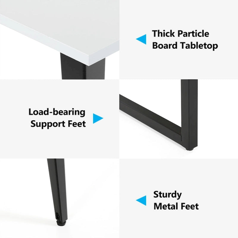 94.48 L x 47.24 W Conference Table,Seminar Table with Rectangle Grommet