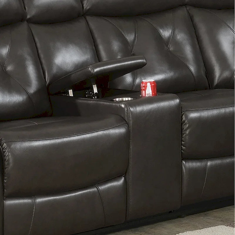 3 Pieces Manual Reclining Sectional