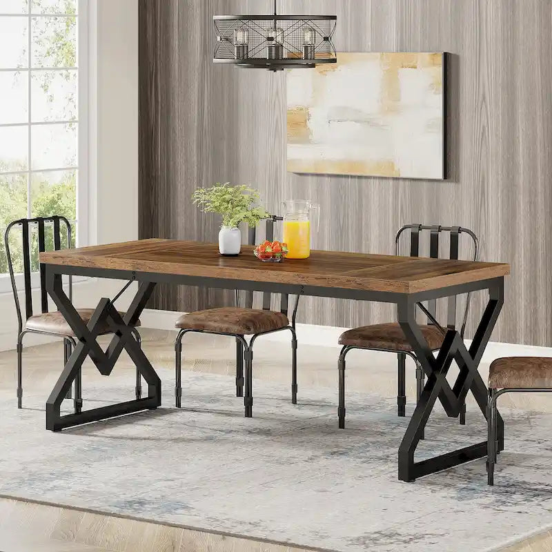 63-in Executive Desk, Larg Computer Desk for Home Office