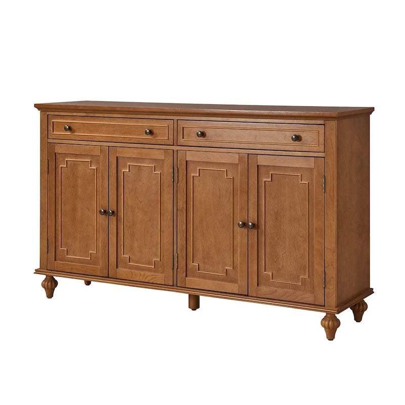 Ruby 58Traditional Wide 2 Drawer Sideboard with Adjustable Shelves By HULALA HOME