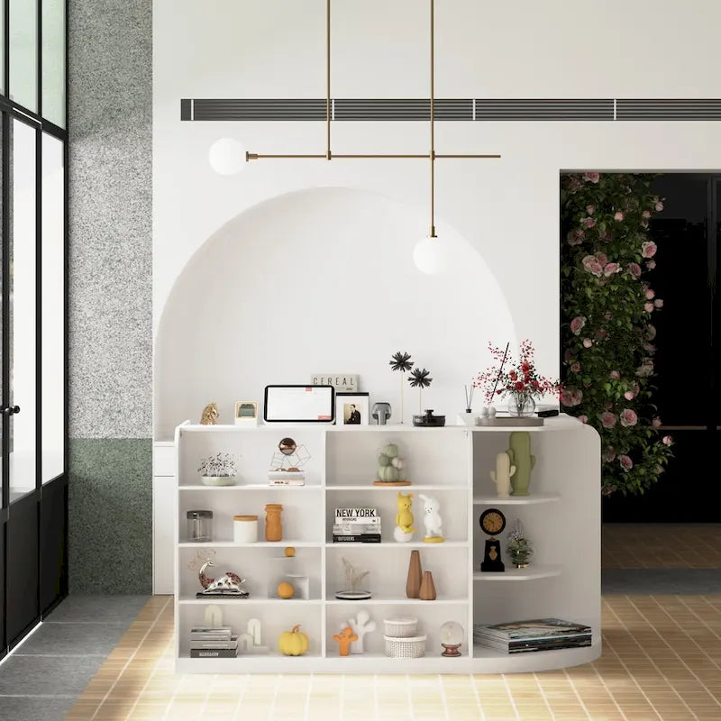 Reception Desk Storage Offices and Clinics Workstaiton Welcome Desk