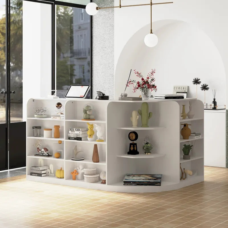 Reception Desk Storage Offices and Clinics Workstaiton Welcome Desk