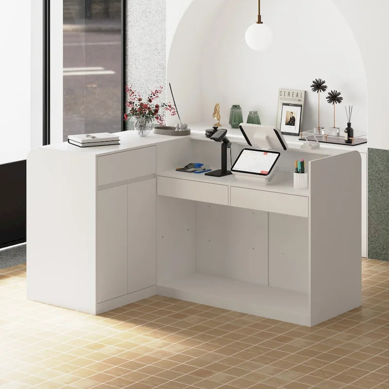 Reception Desk Storage Offices and Clinics Workstaiton Welcome Desk