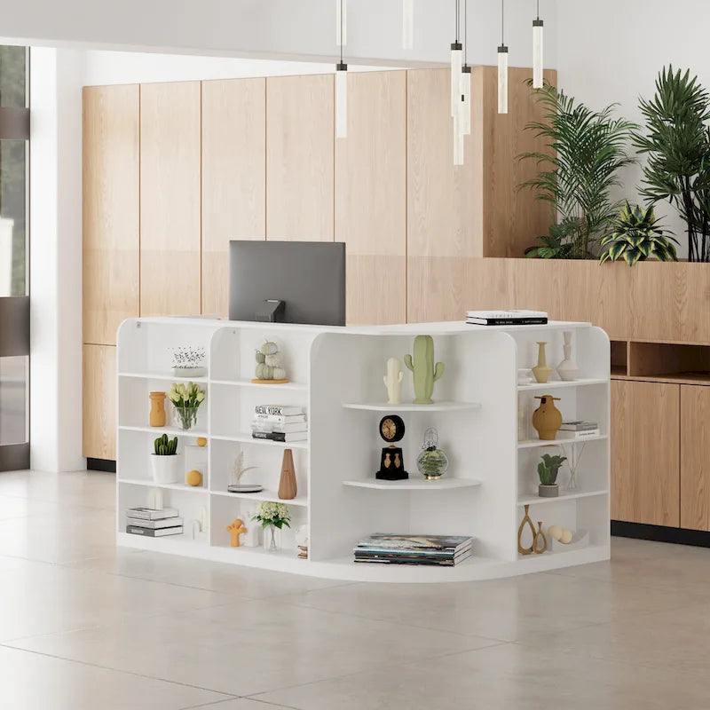 Reception Desk Storage Offices and Clinics Workstaiton Welcome Desk